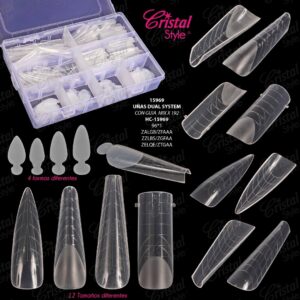 Uñas Dual System Con Guia Mix
