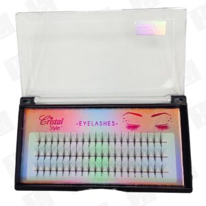 Pestañas Punto a Punto 7D 12 mm