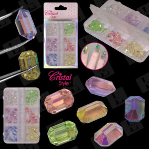 Figuras Cristales Mix Mini Cajax6