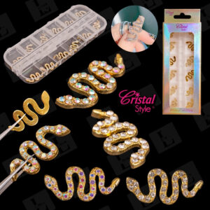 Decoracion Dije Serpiente Dorada