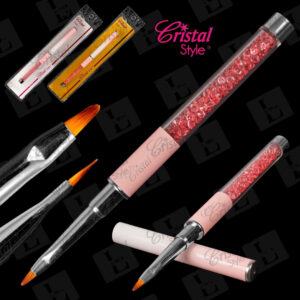 Pincel Cristal Degrade Piedras Hc-16418