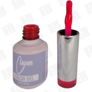 Esmalte 8 ml Canm - Color Gel N°124, Rojo Pasión