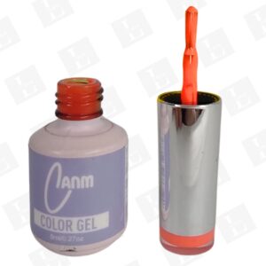 Esmalte 8 ml Canm Color N° 131 "Delicia naranja" - Gel-Base-Top-Rubber
