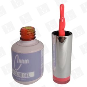 Esmalte 8 ml Canm Color N° 27 "Isla coral" - Gel-Base-Top-Rubber