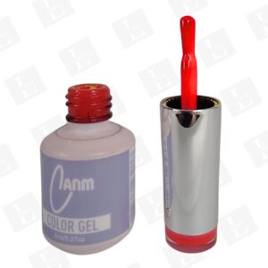 Esmalte 8 ml Canm Color N° 73 "Pasión frambuesa" - Gel-Base-Top-Rubber