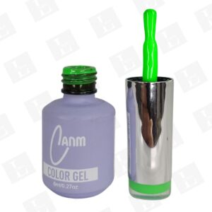 Esmalte 8 ml Canm Color N°53 "Menta cítrica" - Gel-Base-Top-Rubber