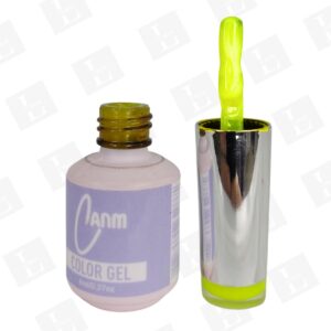 Esmalte 8 ml Canm Color N° 67 "Explosión de limón" - Gel-Base-Top-Rubber