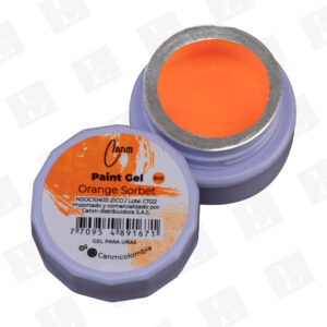 Paint Gel Canm - Color Orange Sorbet